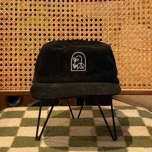 Quiet Life x Lonesome Rose - Black Corduroy Snapback